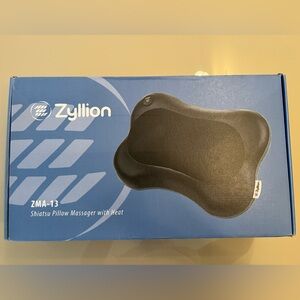 Zyllion Back Ergonomic Massage Pillow with heat